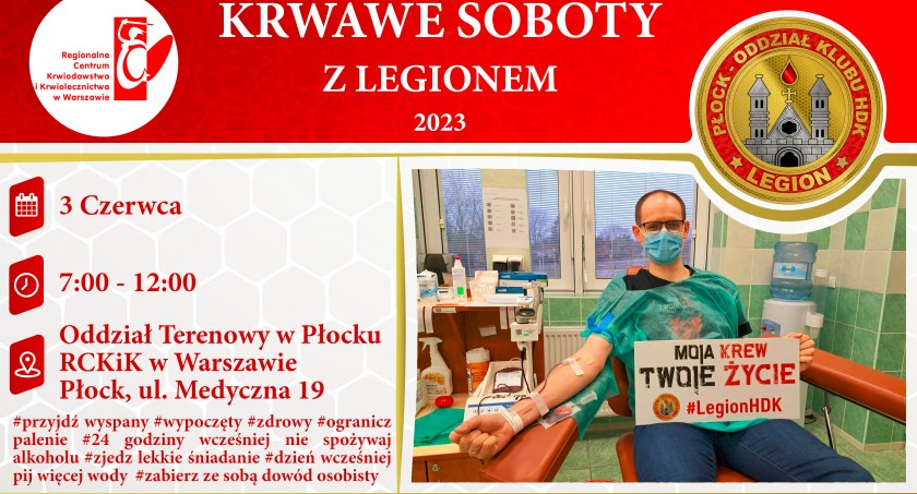 W sobotę pomagaj z Legionem. Kolejna akcja w ramach Krwawej Soboty 