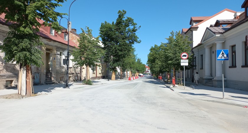 Pierwszy fragment ulicy Kościuszki już przejezdny