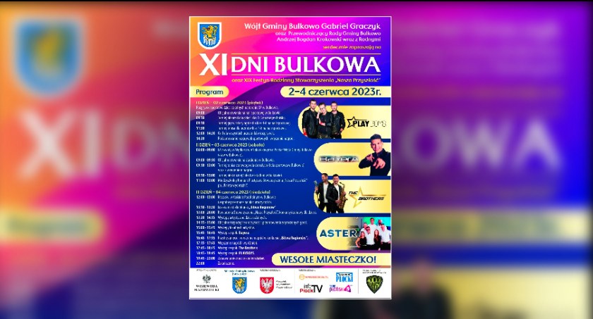 XI Dni Bulkowa. Szykują się trzy dni świetnej zabawy