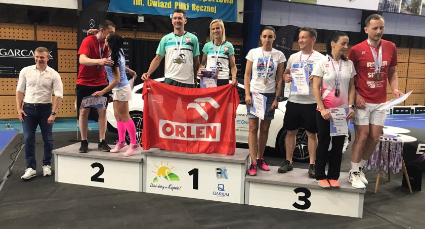 Pięć cennych medali płockich badmintonistów na mistrzostwach Polski
