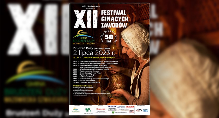 Mnóstwo atrakcji, ciekawe warsztaty i koncerty gwiazd w Brudzeniu Dużym XII. Festiwal Ginących Zawodów