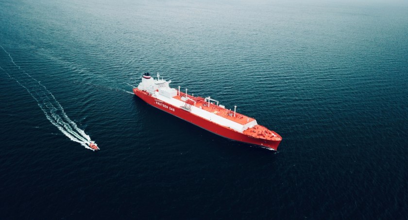 Gazowiec „Grażyna Gęsicka” po raz pierwszy w Polsce