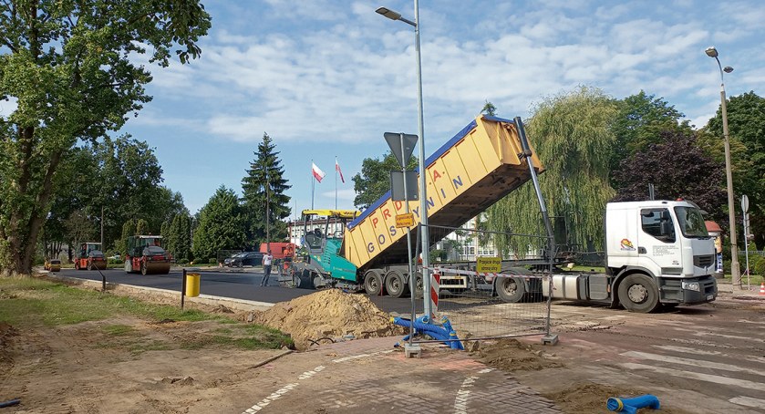 Trwa modernizacja ulicy Łukasiewicza w Płocku. Kiedy koniec prac?