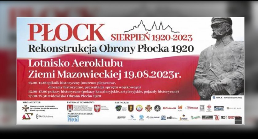 Rekonstrukcja obrony Płocka w 1920 roku. Już w najbliższą sobotę