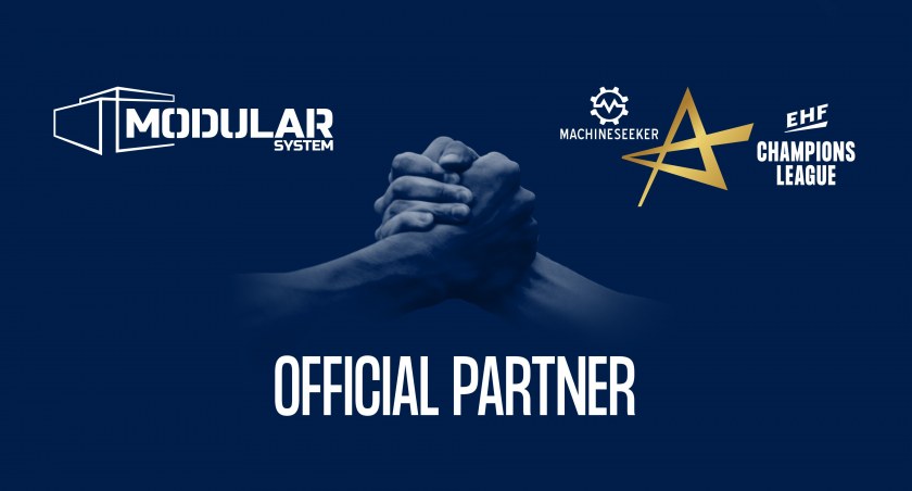 Modular System oficjalnym partnerem Machineseeker EHF Champions League!