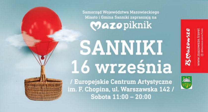 MAZOpiknik w Sannikach już w tę sobotę! Nie zabraknie atrakcji. Wystąpią Artur Gotz i kabaret Pod Wyrwigroszem 