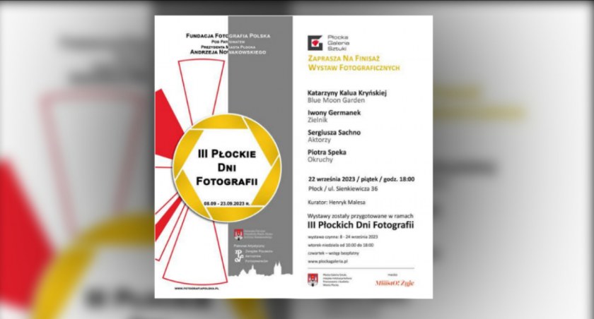 Finisaż III Płockich Dni Fotografii. W piątek w Płockiej Galerii Sztuki  