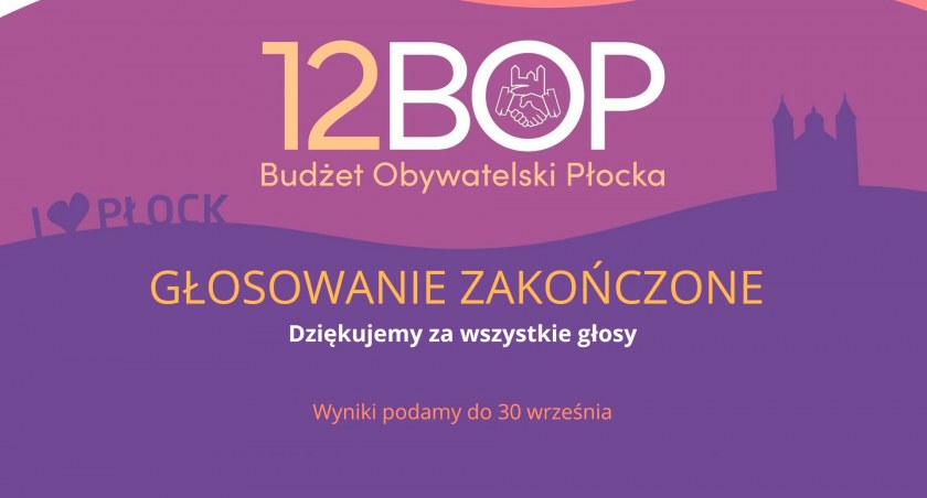 Koniec głosowania na Budżet Obywatelski Płocka. Wkrótce poznamy wyniki