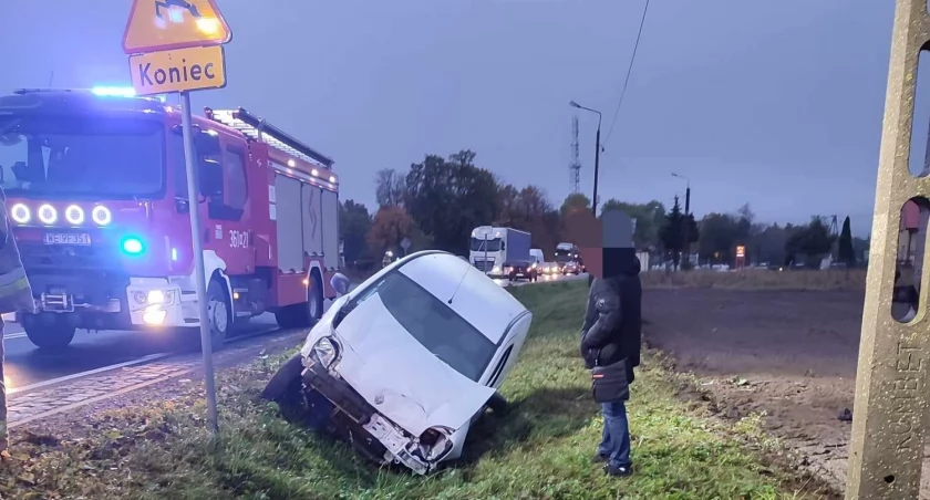 Wypadek w Goślicach. 30-latka trafiła do szpitala