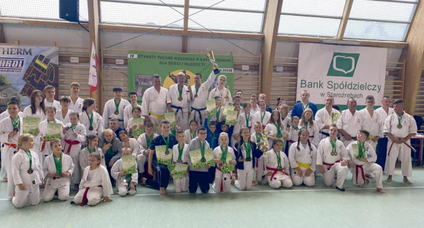 Najlepsi karatecy są ze Staroźreb! IV Otwarty Puchar Mazowsza Karate do Tsunami dla Dzieci i Młodzieży