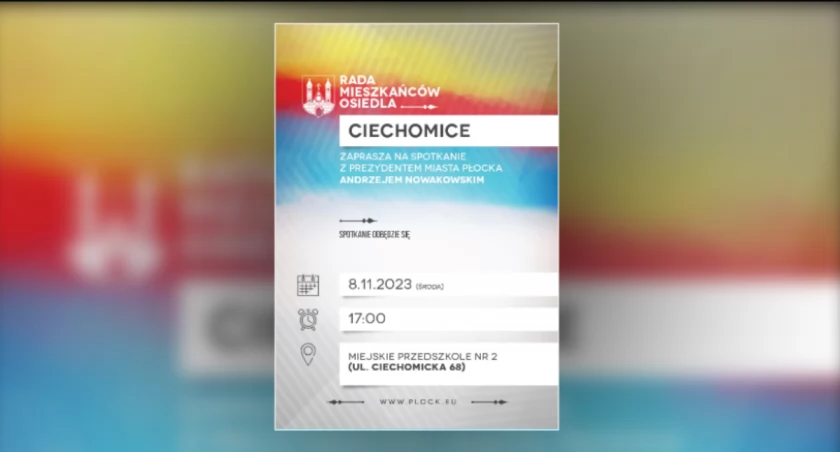 Spotkanie Prezydenta Płocka z mieszkańcami Ciechomic. Już w najbliższą środę