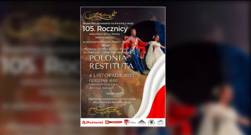 Koncert Zespołu „Wisła” z okazji Święta Niepodległości 