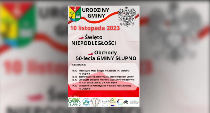Gmina Słupno kończy 50 lat! Uroczystości już w najbliższy piątek