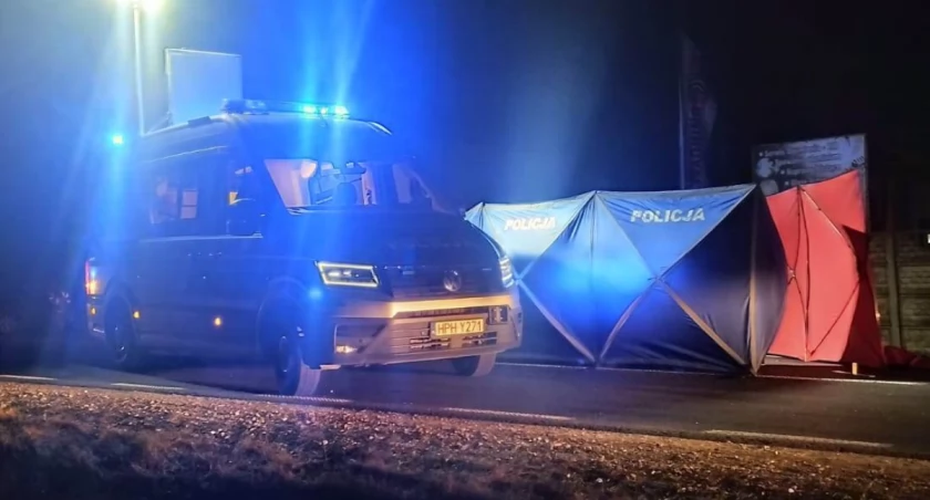 Tragedia w Świerczynku. Kobieta wtargnęła pod ciężarówkę 