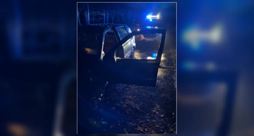 Chciał zgubić policjantów. Zgubił... ale drogę 