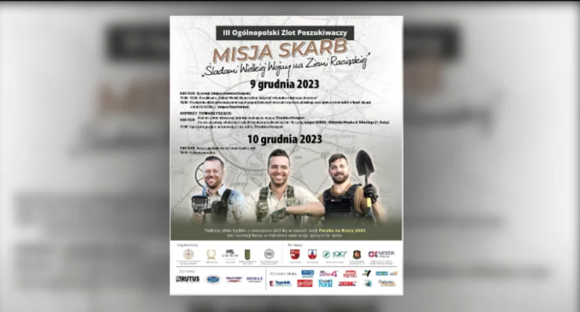 Raciąż zaprasza na poszukiwanie skarbów… III Ogólnopolski Zlot Poszukiwaczy z Misją Skarb już 9 i 10 grudnia