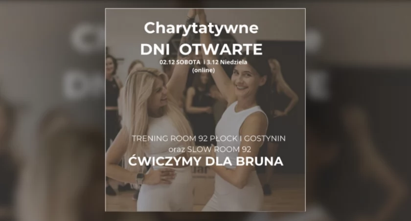 Każdy moze pomóc Brunowi! Kto poćwiczy dla niego w weekend z Trening Room 92?  
