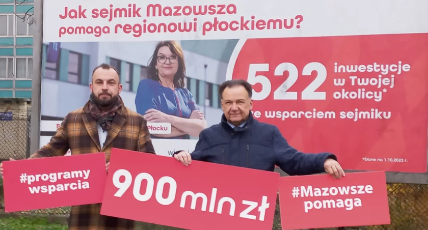 Samorząd Mazowsza dofinansowuje inwestycje w naszym regionie. Ile pieniędzy w przyszłym roku?