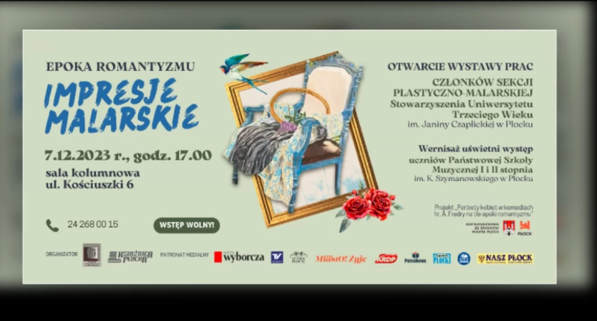 Romantyczne impresje malarskie w Książnicy Płockiej