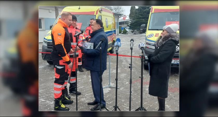  W Płocku, Sierpcu, Wyszogrodzie. Nowoczesne Volkswageny dla pogotowia. 