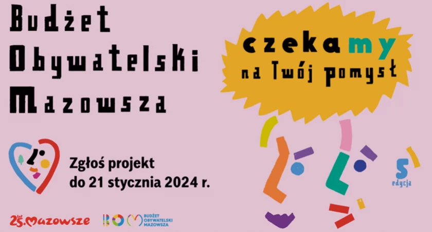 Rekordowe 30 mln złotych na pomysły mieszkańców. Zgłoś projekt do Budżetu Obywatelskiego Mazowsza!