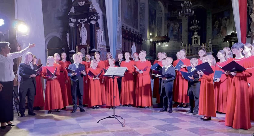 Koncert kolęd w Płocku w wykonaniu chóru Pueri et Puellae Cantores Plocenses