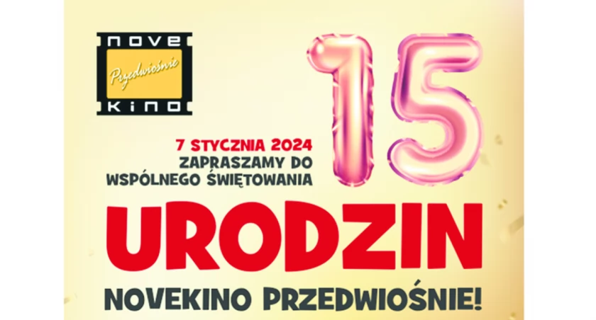 Premierowe pokazy filmów i atrakcje dla widzów. 15. urodziny NK Przedwiośnie
