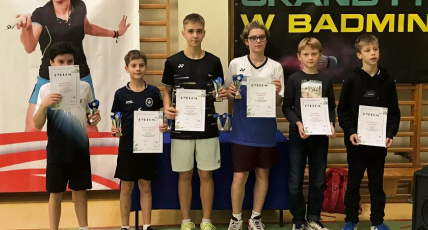 Konsultacja badmintonistów Kadry Województwa Mazowieckiego. Kacper Kosz najlepszym młodzikiem młodszym