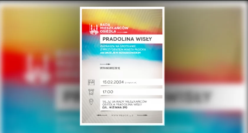 Prezydent Płocka spotka się z mieszkańcami kolejnego osiedla