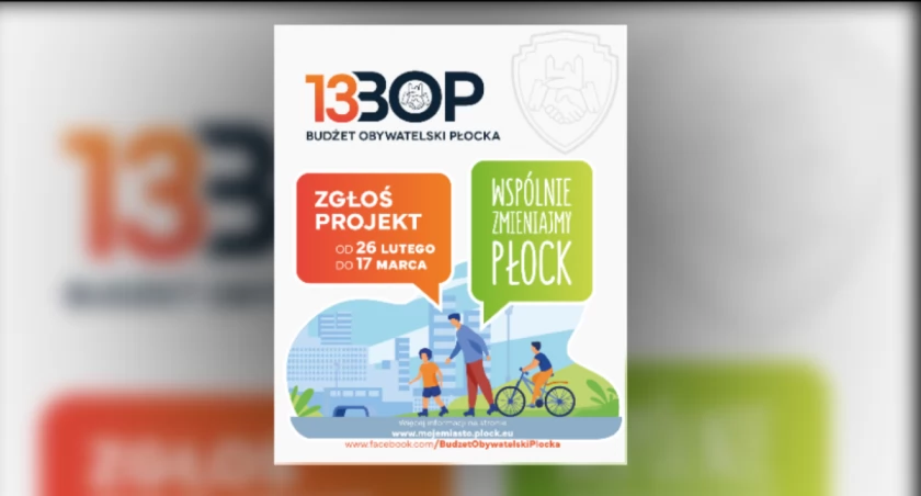 Budżet Obywatelski Płocka - rozpoczyna się jego 13. edycja. Od kiedy można składać projekty?