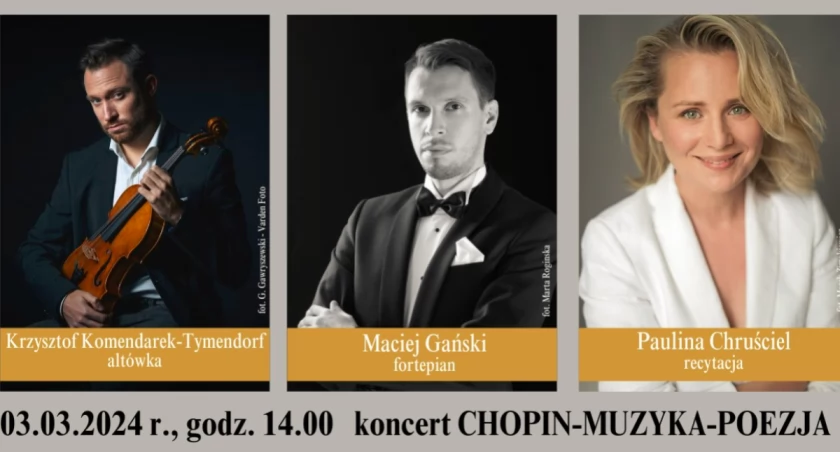 Chopin – Muzyka – Poezja. Zaprasza Europejskie Centrum Artystyczne w Sannikach