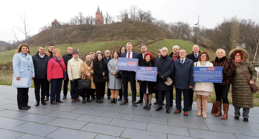 Prawo i Sprawiedliwość zaprezentowało kandydatów na wybory samorządowe. Zagospodarować płockie nabrzeże Wisły!