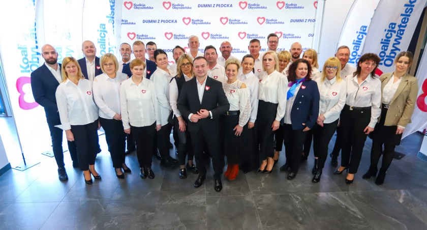 Prezentacja kandydatów Koalicji Obywatelskiej do Rady Powiatu Płockiego oraz Rad Gmin i Wójta Gminy Stara Biała