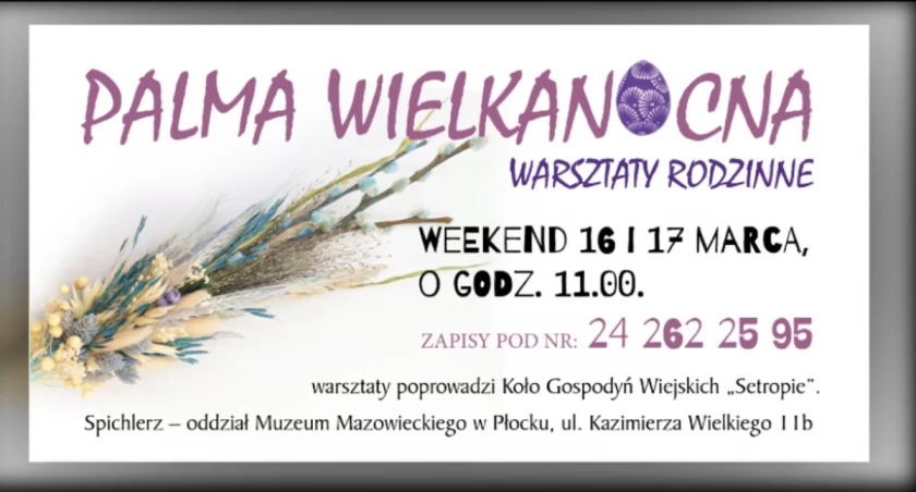 Zróbmy sobie palmę. Spichlerz zaprasza na warsztaty 