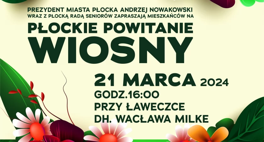 Tanecznie, kolorowo, muzycznie! Tak będzie wyglądało powitanie wiosny w Płocku