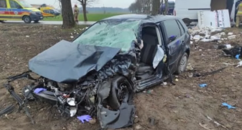 Wypadek w Psarach. DK 60 zablokowana. Utrudnienia do godz. 15.00!  