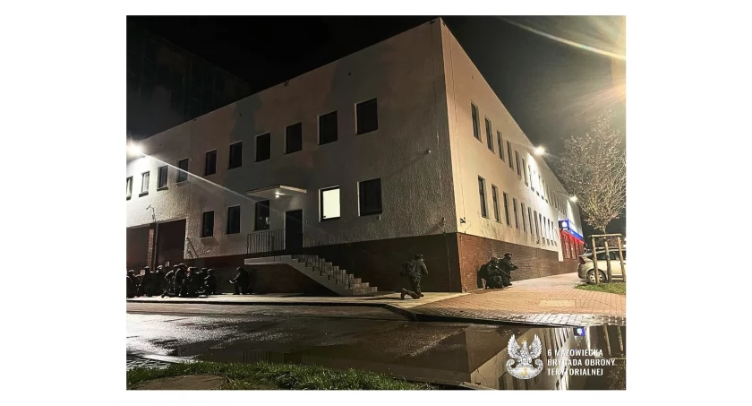 Nocna akcja terytorialsów w centrum Płocka. Obronili miasto przed dywersantami