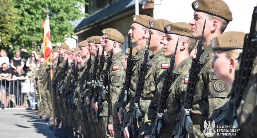 Przysięga i święto mazowieckich terytorialsów
