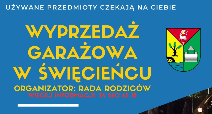 Szkoła w Święcieńcu zaprasza na zakupowe łowy. Pierwsza taka wyprzedaż w gminie Słupno
