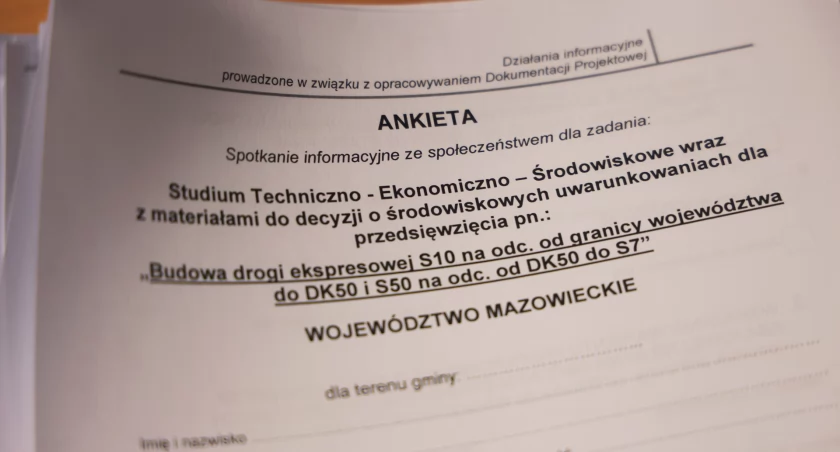 Wyraź swoje zdanie w sprawie budowy drogi S10. Wybierz rozwiązanie korzystne dla Płocka