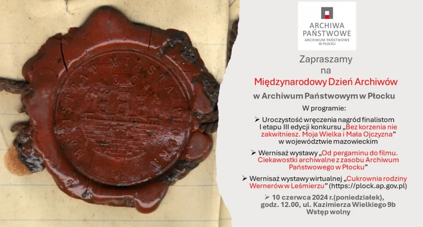 Międzynarodowy Dzień Archiwów. Wernisaż wystawy „Od pergaminu do filmu...” 