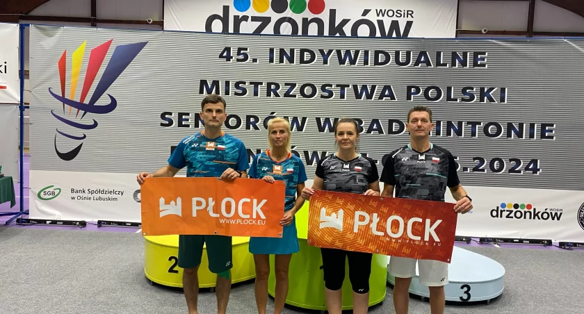 45 Indywidualne Mistrzostwa Polski w Badmintonie. Medale płockiej ekipy
