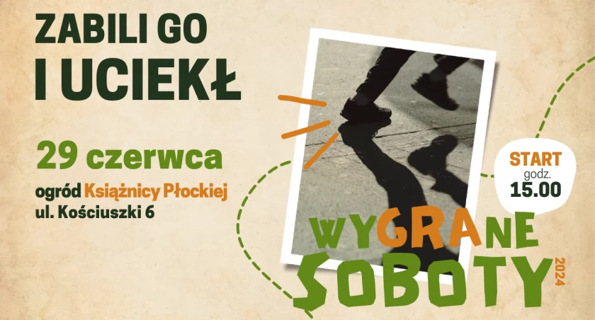 Zabili go i uciekł. Zagraj w grę miejską z Książnicą Płocką