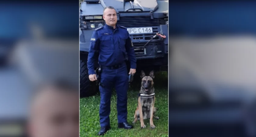 Przed Selerem nie ukryjesz trotylu. Najlepszy nos z płockiej Policji! 
