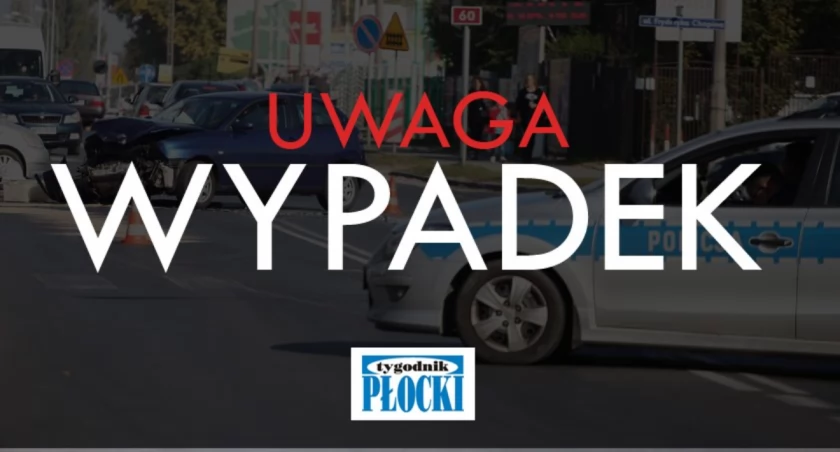 W Łącku zderzenie trzech samochodów. Zaczęło się od ciężarówki...