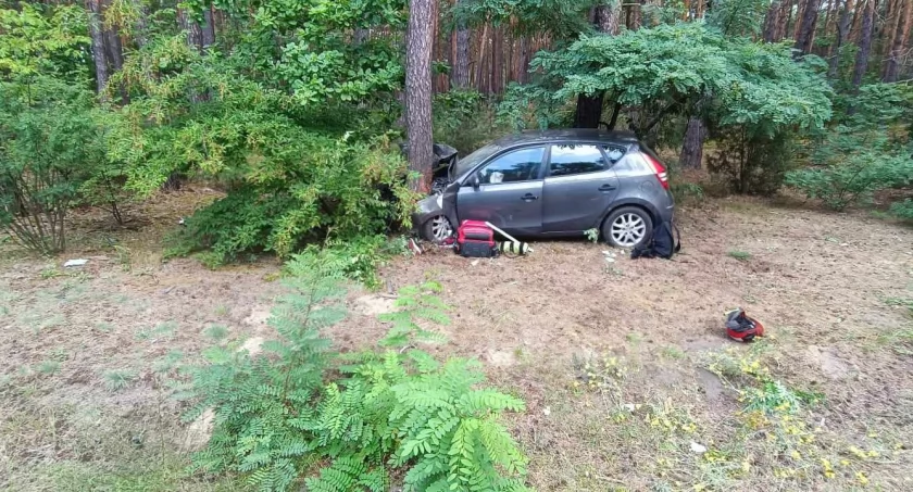 Wypadek w Białobrzegach. Cztery osoby w szpitalu