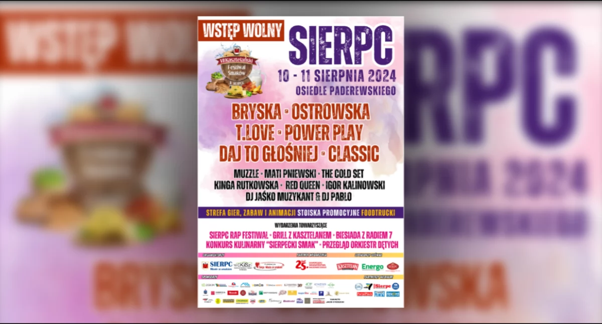 Już za kilka dni największa impreza muzyczna na północnym Mazowszu. Weekend koniecznie w Sierpcu!