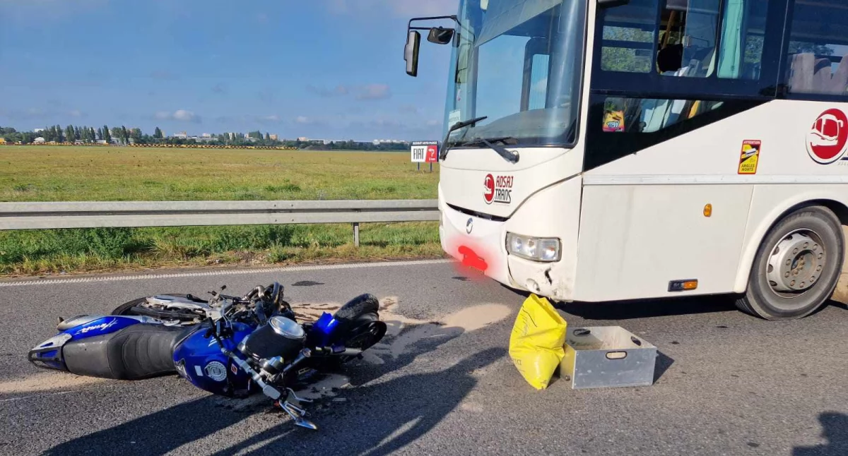 Zablokowana obwodnica. W wypadku zginął 39-letni motocyklista