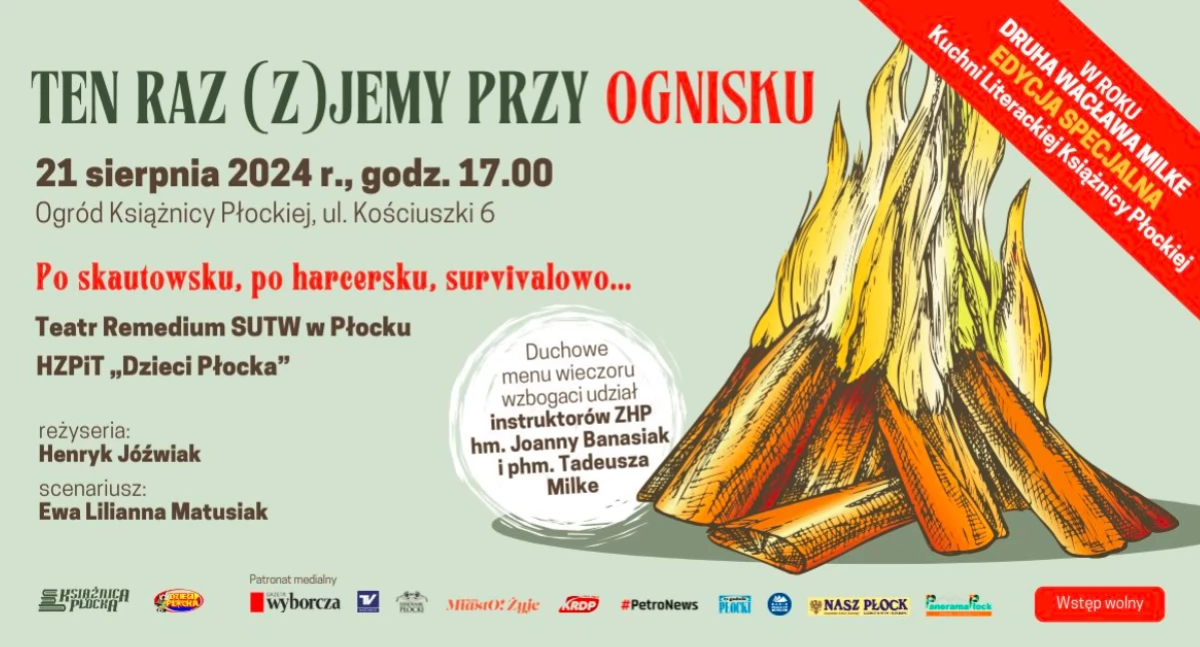 Kuchnia Literacka w Książnicy po skautowsku