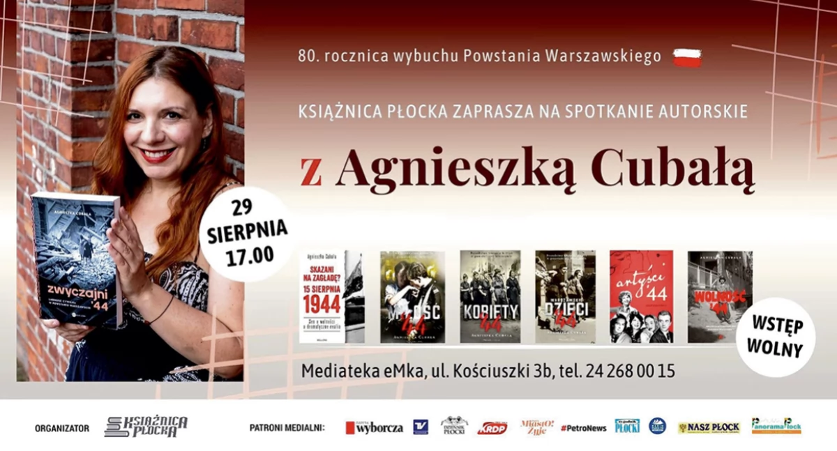 Książnica Płocka zaprasza. Zwyczajni’44. Nie tylko o żołnierzach w Powstaniu Warszawskim